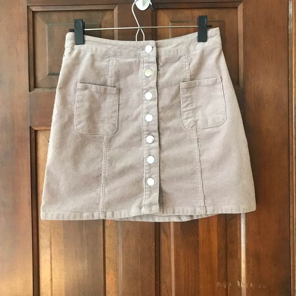 Corduroy skirt